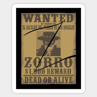 Wanted: Zorro Magnet